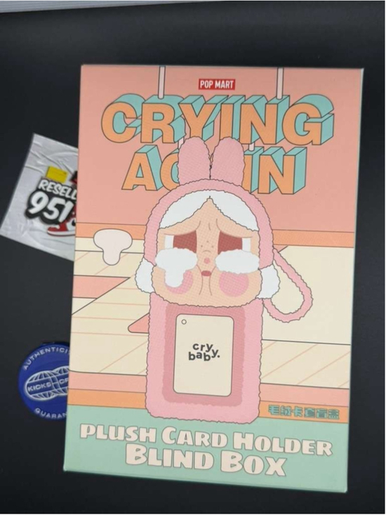 Disney Accessories - Pop Mart Crybaby Sad Plush Card Holder Blind Box Sealed Unopened Mystery Box